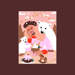 Polar Bear 99 Piece Mini Jigsaw Puzzle Puzzledly (ONLINE ORDER ONLY)