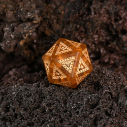 Pre-Order || Polynesian Lava Glass Dice Set