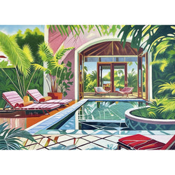 Pool Position Time Off 1000 Piece Jigsaw Puzzle Heye (ONLINE ORDER ONLY)