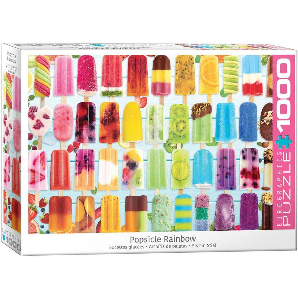 Popsicle Rainbow 1000 Piece Jigsaw Puzzle Eurographics (ONLINE ORDER ONLY)