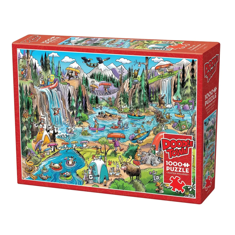 Portage Pandemonium 1000 Piece Jigsaw Puzzle Cobble Hill (ONLINE ORDER ONLY)