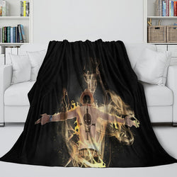 Portgas D. Ace Blanket Flannel Throw Kids Room Decoration (ONLINE ORDER ONLY)