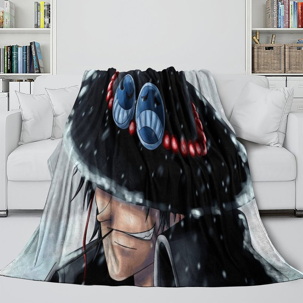 Portgas D. Ace Blanket Flannel Throw Kids Room Decoration (ONLINE ORDER ONLY)