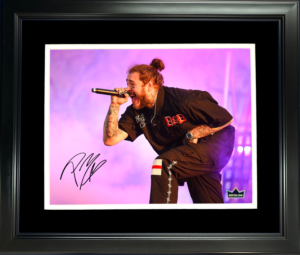 Framed Singer Facsimile Laser Engraved Signature Auto 11"x14"Music Photo HOFSM Holo (ONLINE ORDER ONLY)