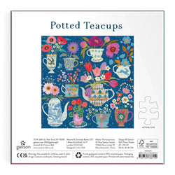 Potted Teacups 500 Piece Jigsaw Puzzle Galison (ONLINE ORDER ONLY)