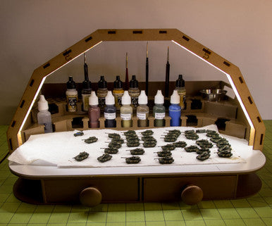 LED Light Add-On For Painting Stations - Fully Assembled with Power Supply (Online Order Only)
