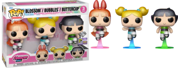 Pop! Animation: Powerpuff Girls Powerpuff Girls (Diamond Glitter 3-Pack) LE1000 (ONLINE ORDER ONLY)