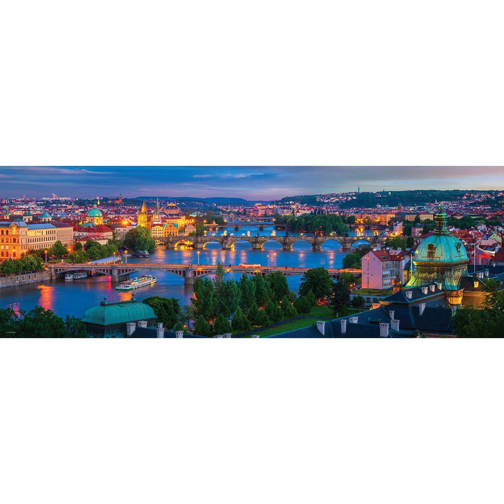 Prague, Czech Republic 1000 Piece Panoramic Jigsaw Puzzle Eurographics (ONLINE ORDER ONLY)