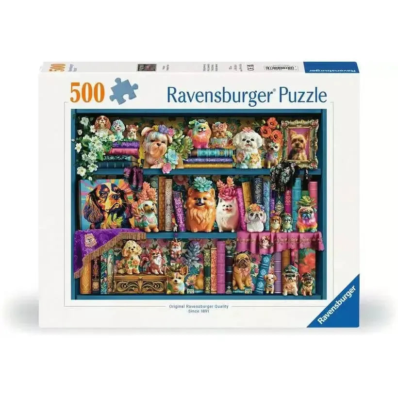 Precious Porcelain Pups 500 Piece Jigsaw Puzzle Ravensburger (ONLINE ORDER ONLY)