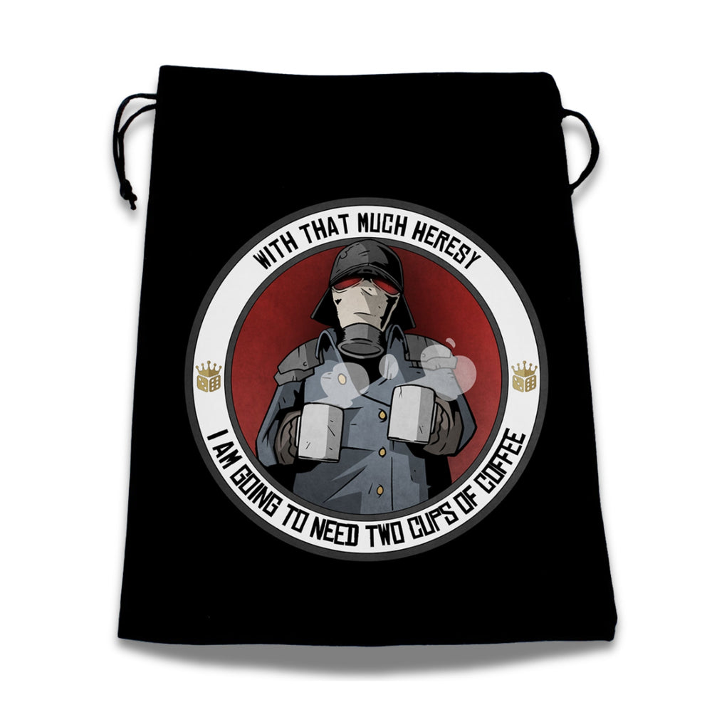 Two Cups for Heresy  |  Premium Dice Bag (ONLINE ORDER ONLY)