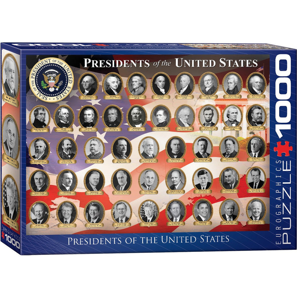 Presidents of the United States 1000 Piece Jigsaw Puzzle Eurographics (ONLINE ORDER ONLY)