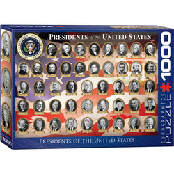 Presidents of the United States 1000 Piece Jigsaw Puzzle Eurographics (ONLINE ORDER ONLY)