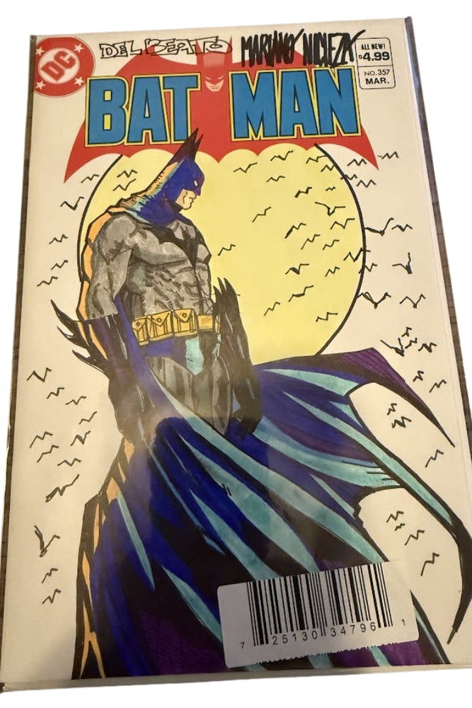 Batman (1940) #357C Facsimile Edition SIGNED & REMARKED (Online Order Only)