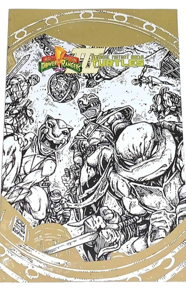 Mighty Morphin Power Rangers / Teenage Mutant Ninja Turtles (2025) #1 Ashcan-I (ONLINE ORDER ONLY)