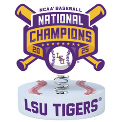 LSU Tigers 2025 Men's College World Series National Champions Bobbleheads (Presale) (ONLINE ORDER ONLY)