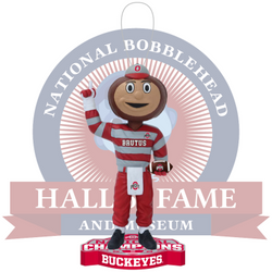 Ohio State Buckeyes 2024 CFP National Champions Bobblehead Ornament (Presale) (ONLINE ORDER ONLY)