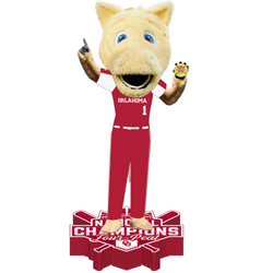 Oklahoma Sooners 2024 Softball National Champions Bobbleheads (ONLINE ORDER ONLY)