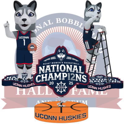 UConn Huskies 2025 NCAA Women's Basketball National Champions Bobbleheads (Presale) (ONLINE ORDER ONLY)