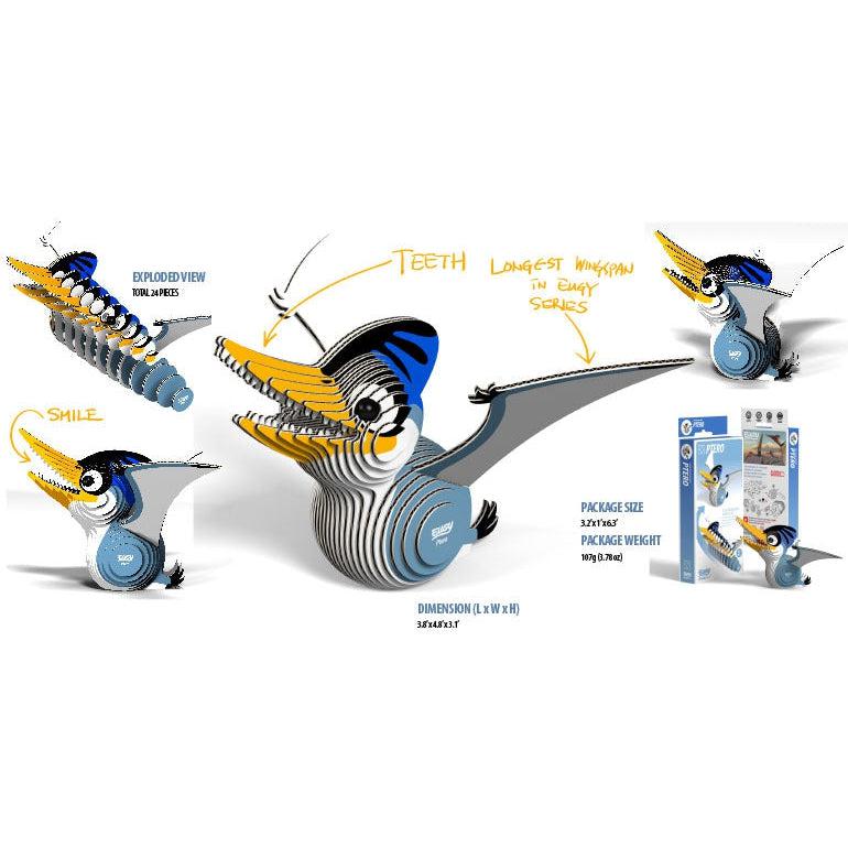 Ptero 3D Cardboard Model Kit Eugy (ONLINE ORDER ONLY)