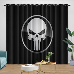 Punisher Curtains Blackout Window Drapes Room Decoration (ONLINE ORDER ONLY)
