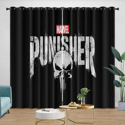 Punisher Curtains Blackout Window Drapes Room Decoration (ONLINE ORDER ONLY)