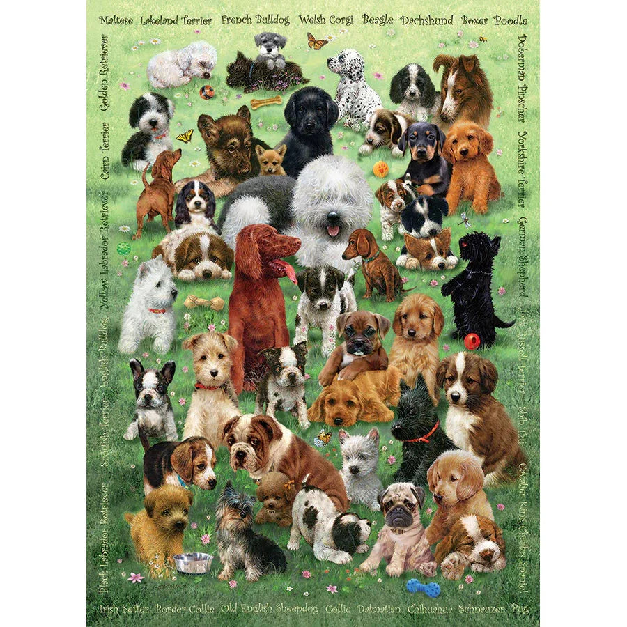 Puppy Love 350 Piece Family Jigsaw Puzzle Cobble Hill (ONLINE ORDER ONLY)