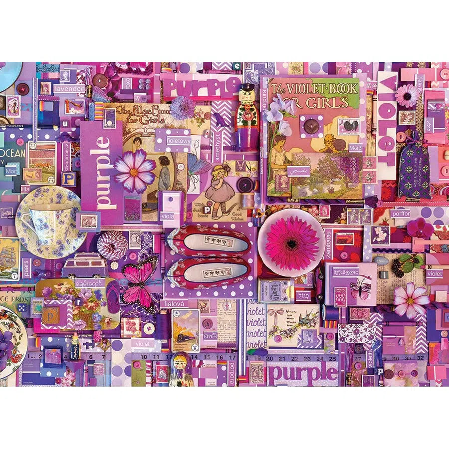 Purple 1000 Piece Jigsaw Puzzle Cobble Hill (ONLINE ORDER ONLY)