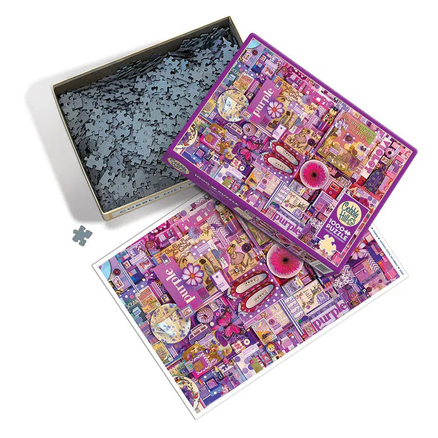 Purple 1000 Piece Jigsaw Puzzle Cobble Hill (ONLINE ORDER ONLY)