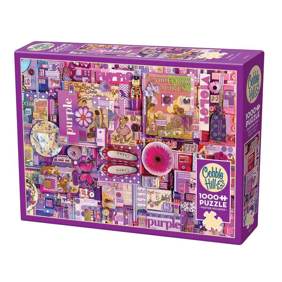 Purple 1000 Piece Jigsaw Puzzle Cobble Hill (ONLINE ORDER ONLY)