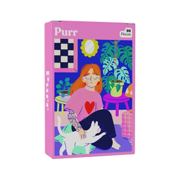 Purr 99 Piece Mini Jigsaw Puzzle Puzzledly (ONLINE ORDER ONLY)
