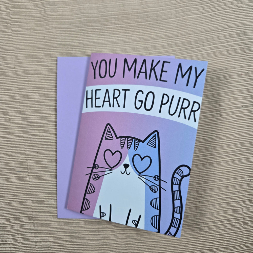 You Make My Heart Go Purr Card (ONLINE ORDER ONLY)