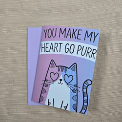 You Make My Heart Go Purr Card (ONLINE ORDER ONLY)