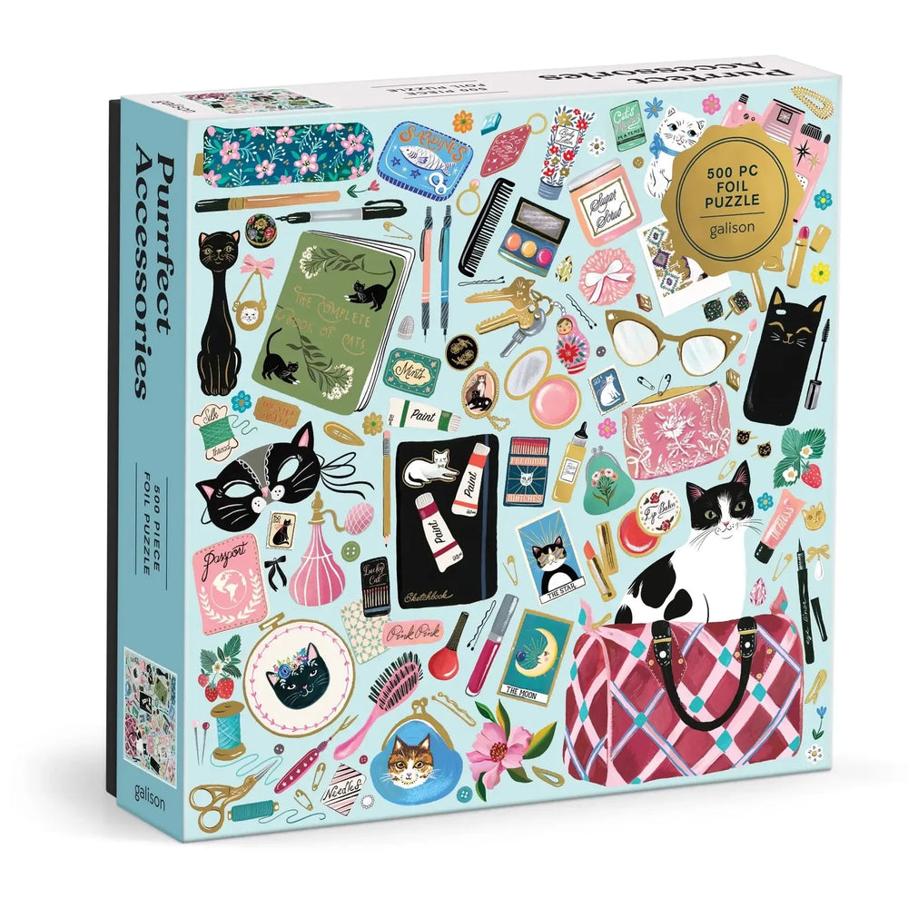Purrfect Accessories 500 Piece Jigsaw Puzzle Galison (ONLINE ORDER ONLY)