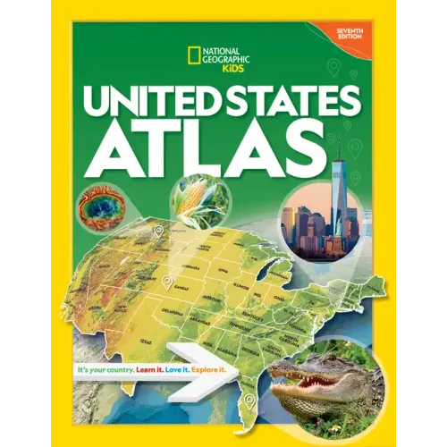 National Geographic Kids United States Atlas 7th Edition - Paperback (ONLINE ORDER ONLY)