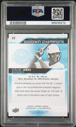 2023 UPPER DECK GOODWIN CHAMPIONS DRUW JONES  #22 - PSA 10 (Online Order Only)