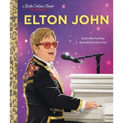 Elton John: A Little Golden Book Biography - Hardcover (ONLINE ORDER ONLY)