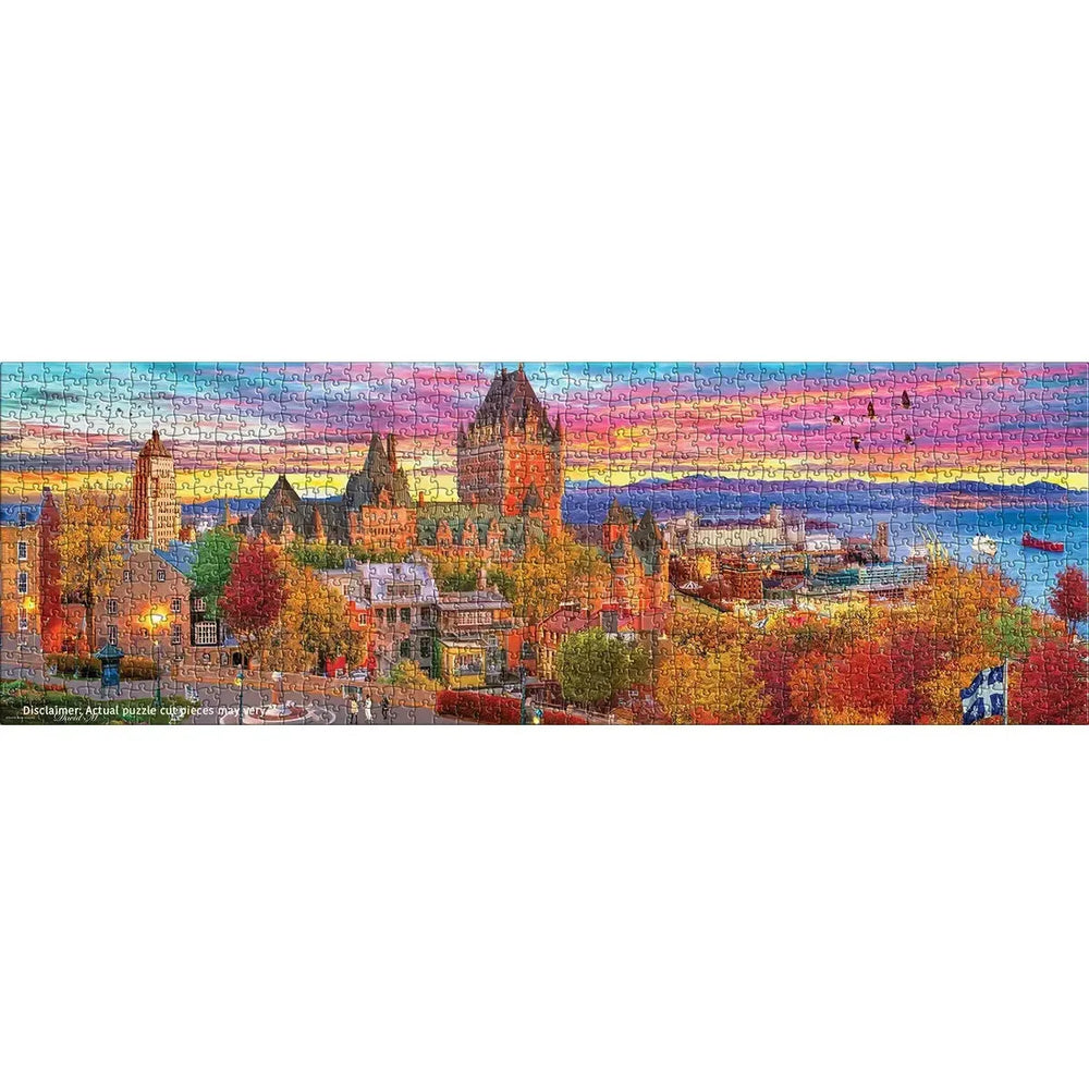 Quebec City 1000 Piece Panoramic Jigsaw Puzzle Eurographics (ONLINE ORDER ONLY)