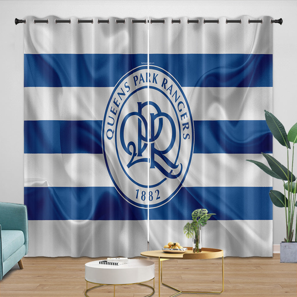 Queen Park Rangers Curtains Blackout Window Drapes Room Decoration (Online Order Only)