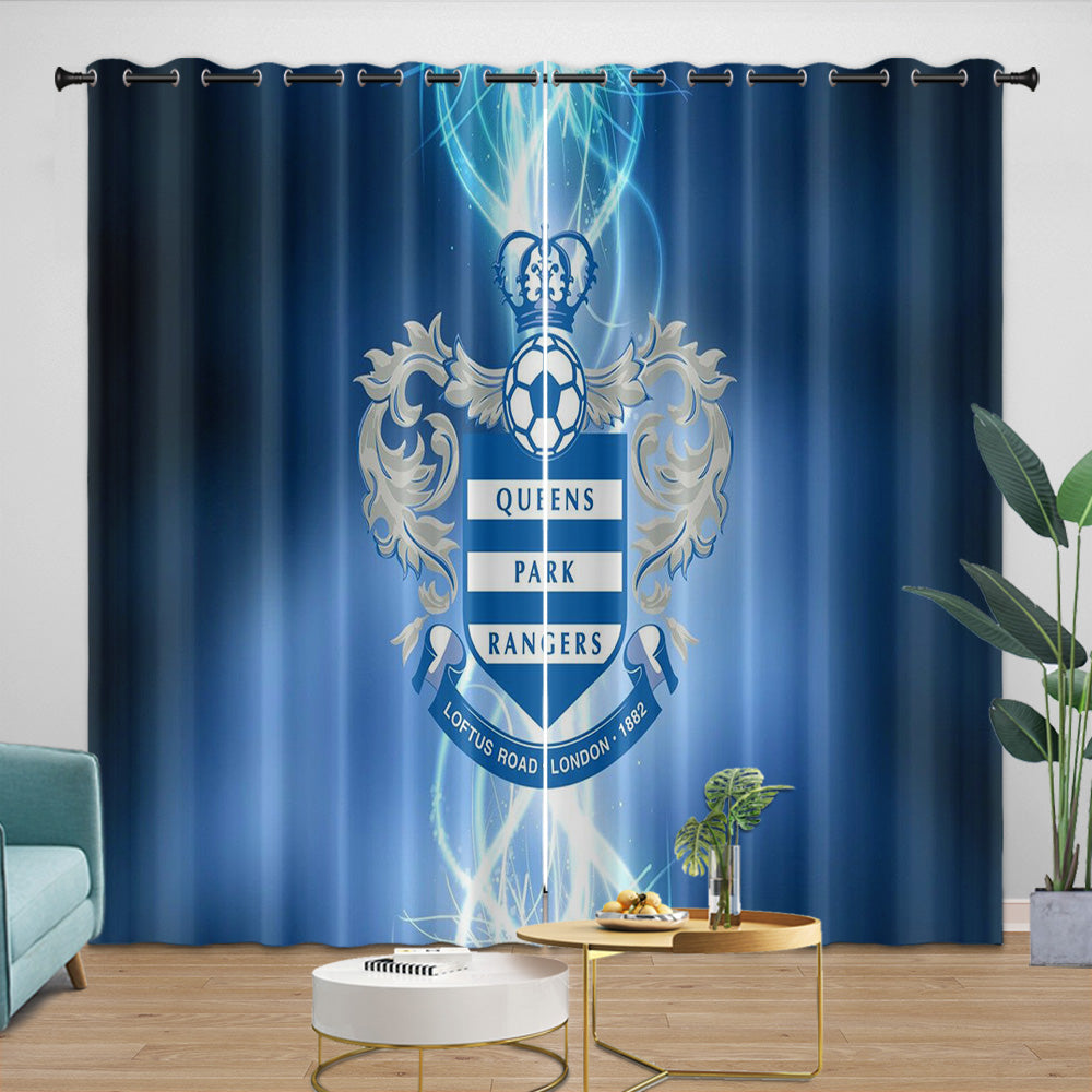 Queen Park Rangers Curtains Blackout Window Drapes Room Decoration (Online Order Only)