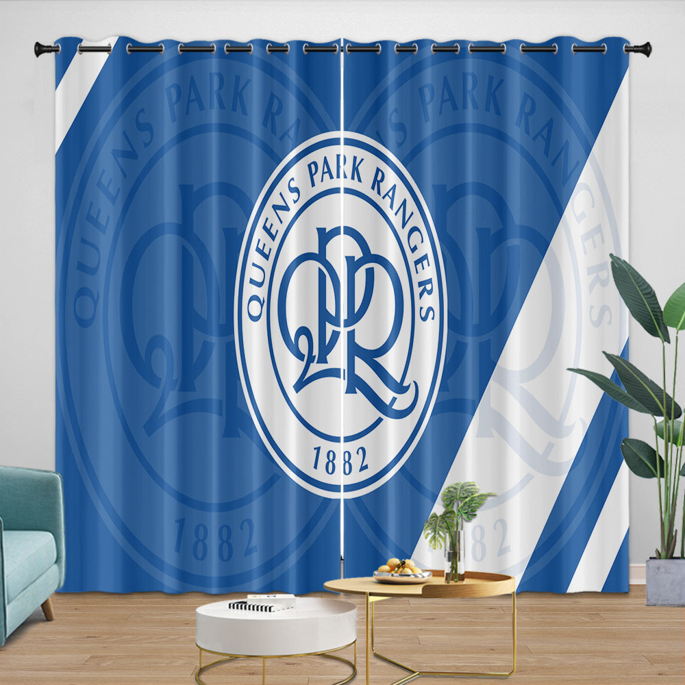 Queen Park Rangers Curtains Blackout Window Drapes Room Decoration (Online Order Only)