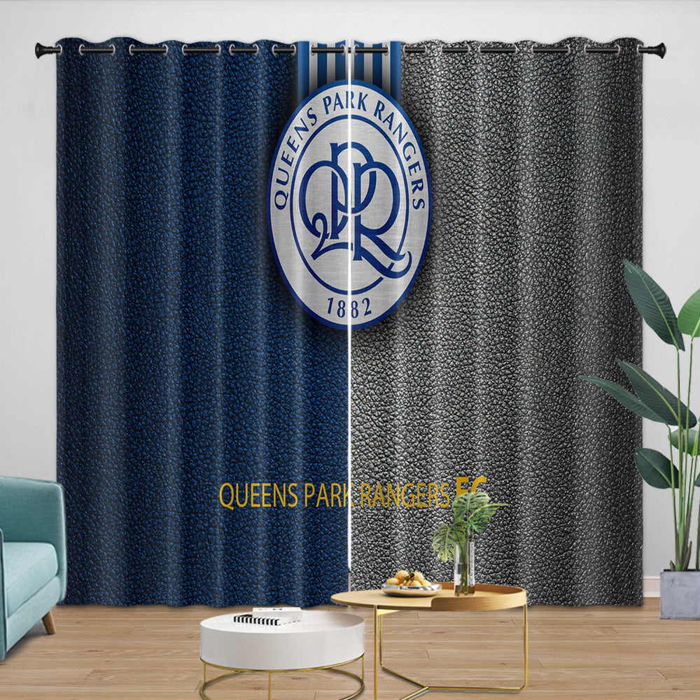 Queen Park Rangers Curtains Blackout Window Drapes Room Decoration (Online Order Only)
