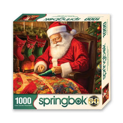 Quilting Santa 1000 Piece Jigsaw Puzzle Springbok (ONLINE ORDER ONLY)
