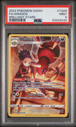 2022 POKEMON SWORD & SHIELD BRILLIANT STARS Full Art ARIADOS #TG09 PSA 9 (Online Order Only)