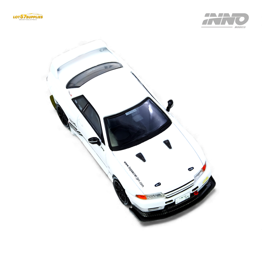 INNO64 Top Secret VR32 GT-R White 1:64