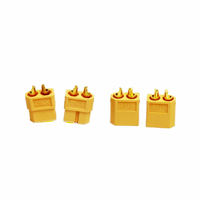 RCE1633 XT60 Connectors 2 Pairs Racers Edge (ONLINE ORDER ONLY)