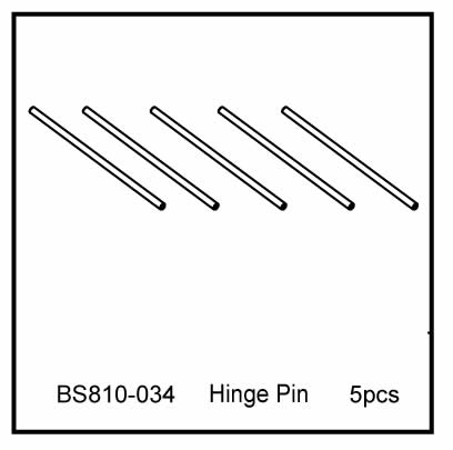 REDBS810035 Suspension Hinge Pins (381mm) Redcat Racing (ONLINE ORDER ONLY)