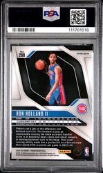 Graded 2024 Panini Prizm Ron Holland II #269 Pink Ice Rookie RC Basketball Card PSA 10 Gem Mint (ONLINE ORDER ONLY)