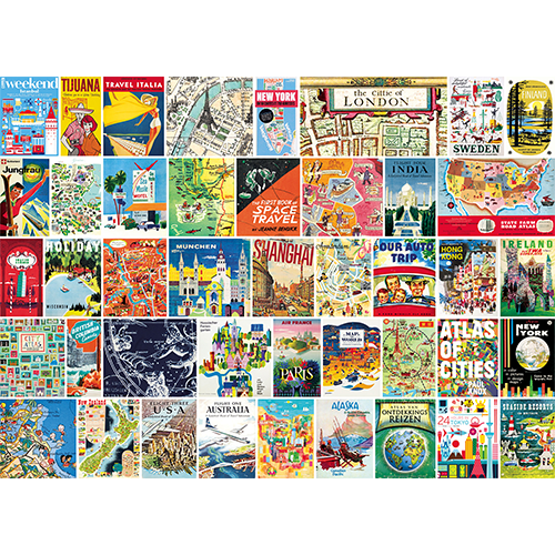 Puzzle: Vintage Atlas