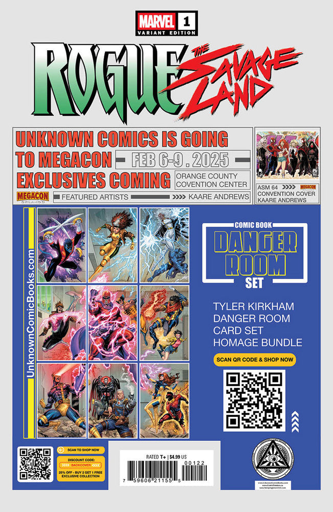 [Signed by Nathan Szerdy] Rogue: The Savage Land #1 Unknown Comics Nathan Szerdy Exclusive Var (06/2025) (ONLINE ORDER ONLY)