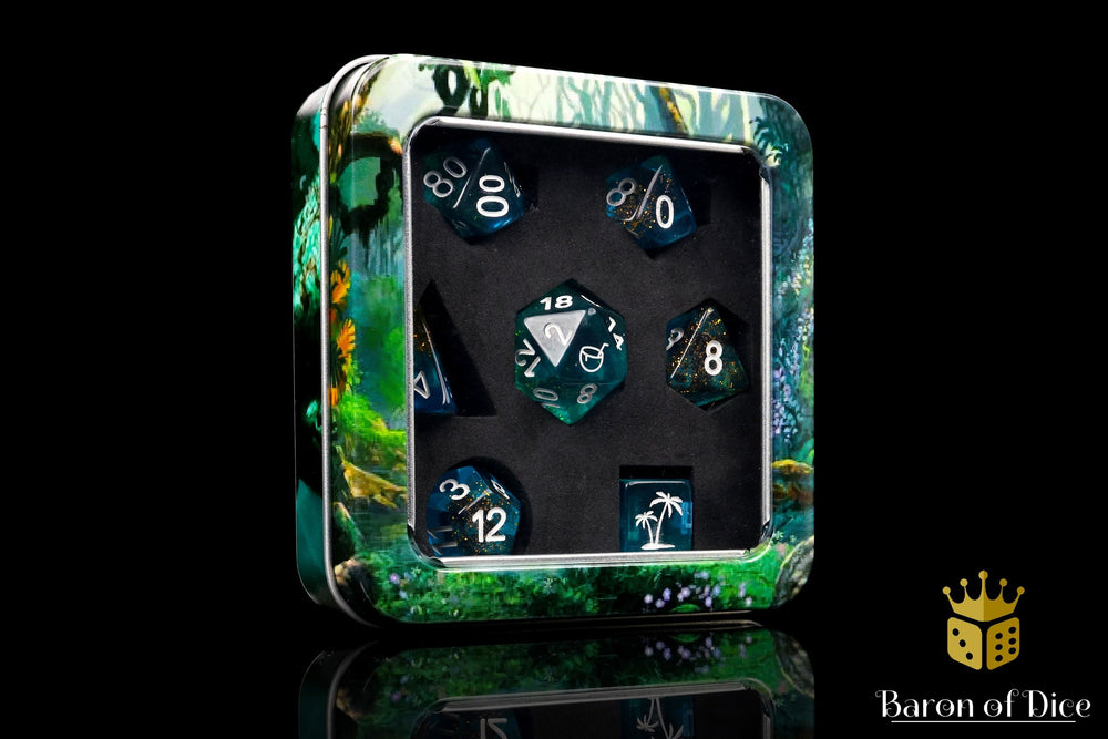 Beach Vibes RPG Dice Set - 7 Pieces (ONLINE ORDER ONLY)